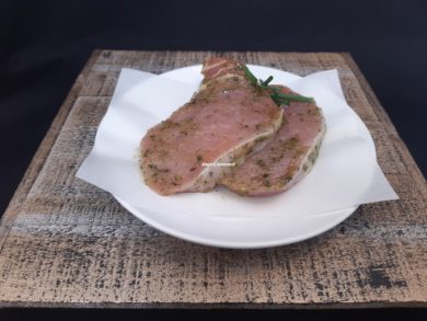 Frans Filetlapje (haascarbonade met knoflookmarinade)