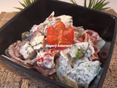 griekse salade slagerij ankersmit well