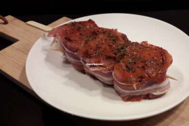 Varkenshaas medaillon met spek