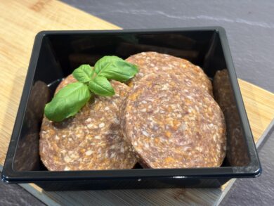 Bakje met 4 Gourmet Stroganoffburgetjes