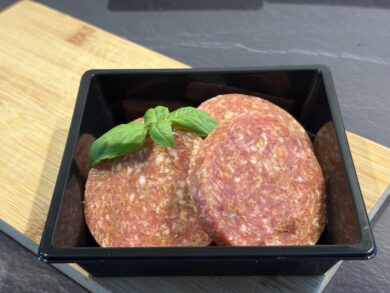 Bakje met 4 Gourmet Hamburgertjes